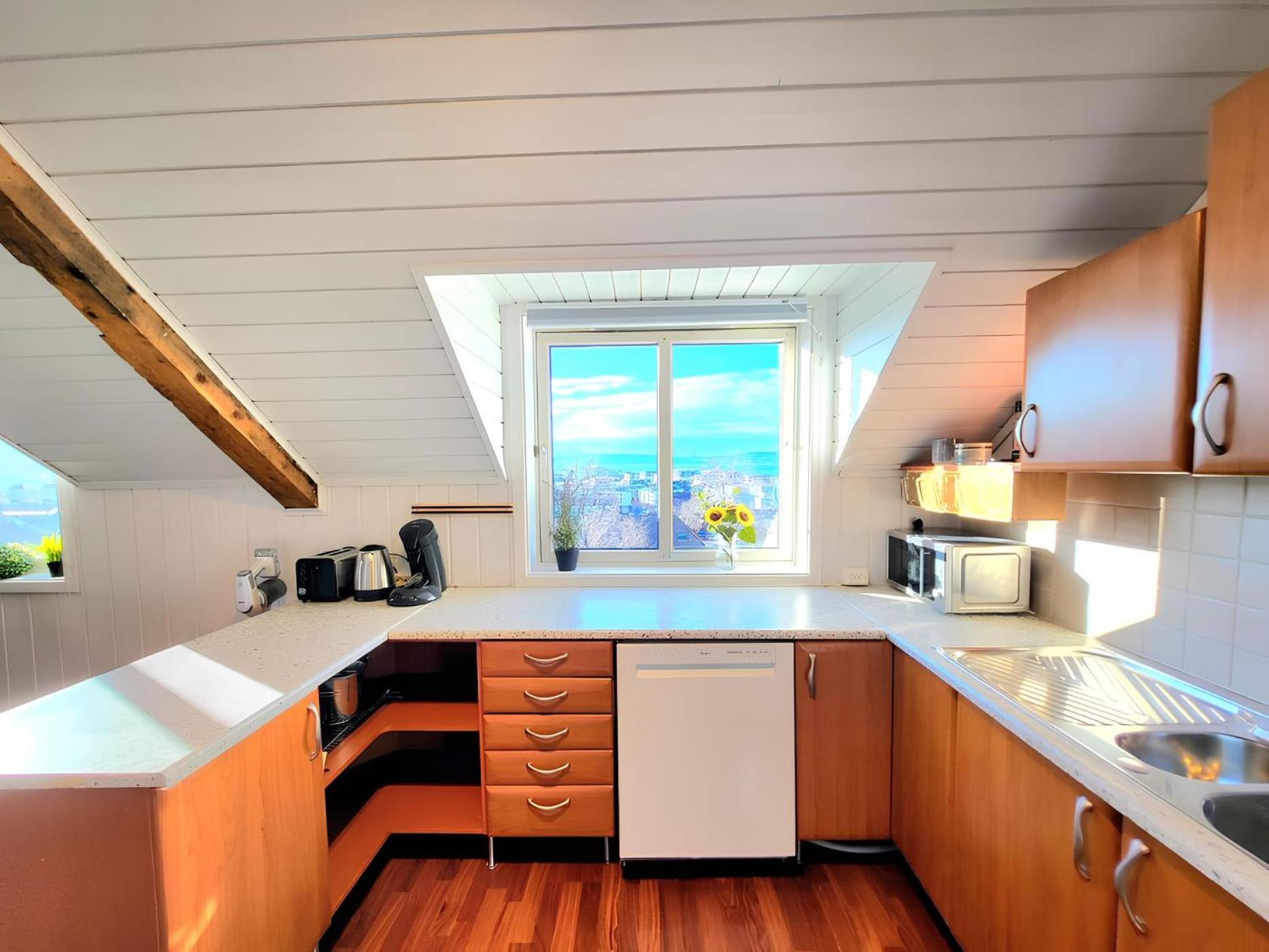 Sunset Penthouse, Fjord View & Parking Daire Trondheim Dış mekan fotoğraf
