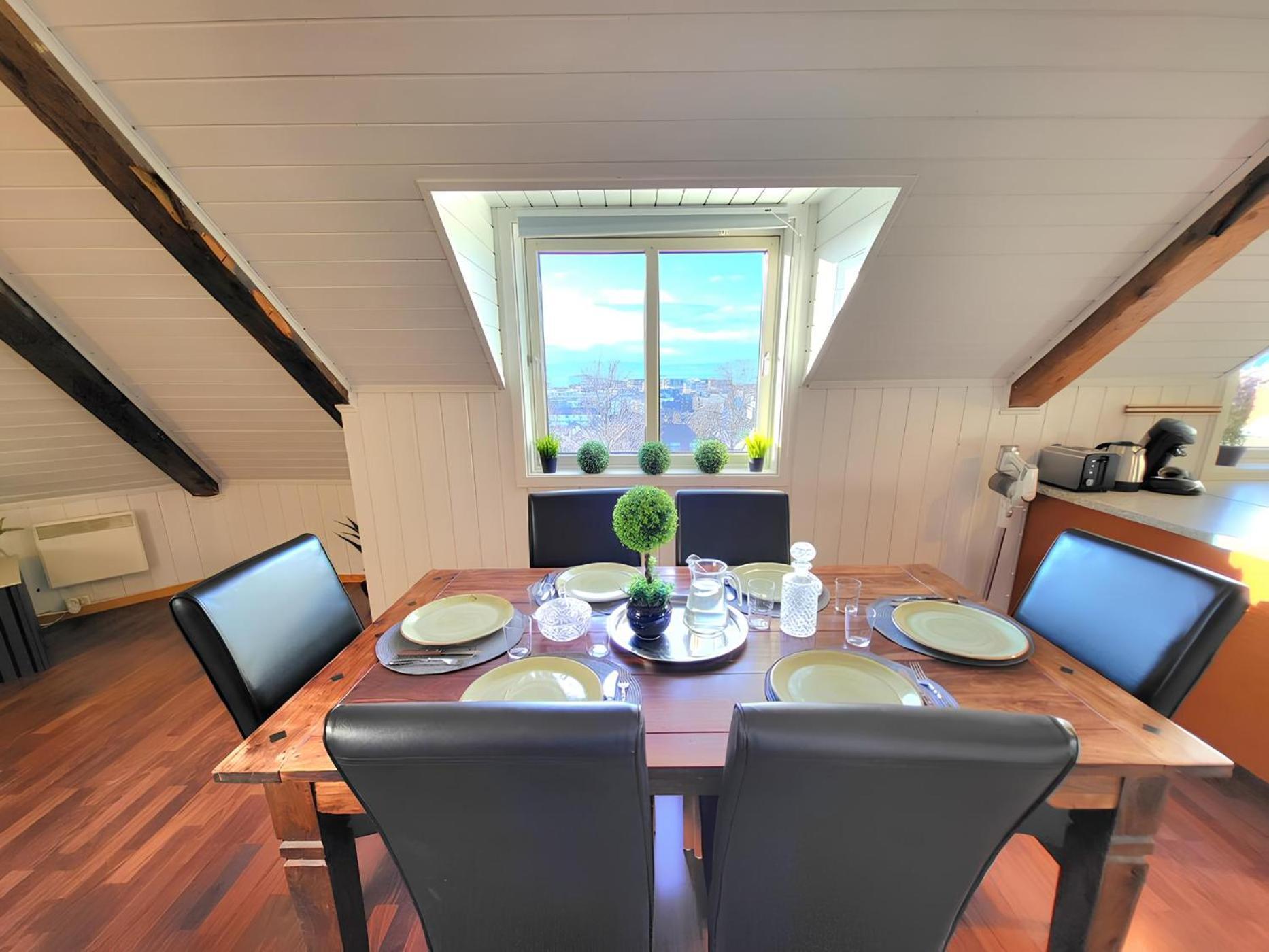 Sunset Penthouse, Fjord View & Parking Daire Trondheim Dış mekan fotoğraf